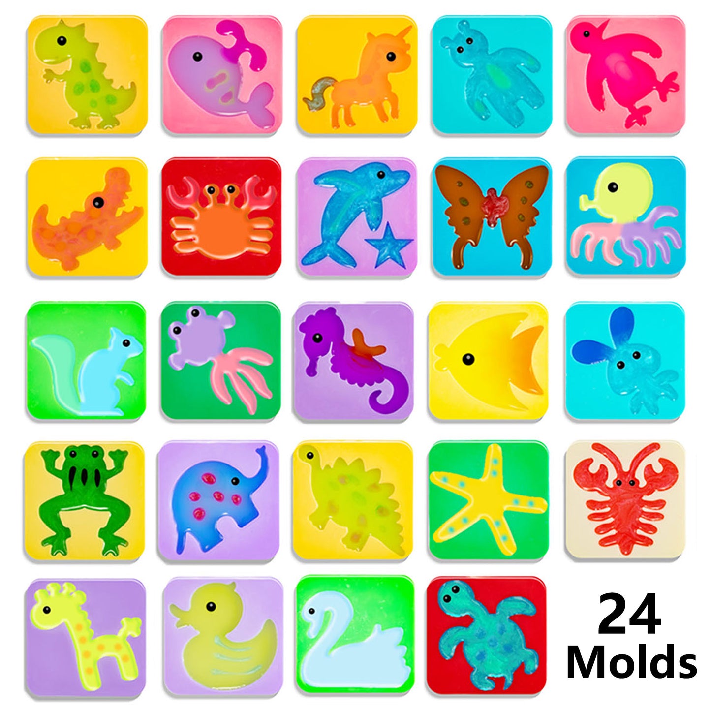 Kidisego 20 Bottle Magic Water Elf Toy Kit-24 Molds